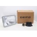 DEPO 17cm x 11cm Universal Square H1 Head Lamp